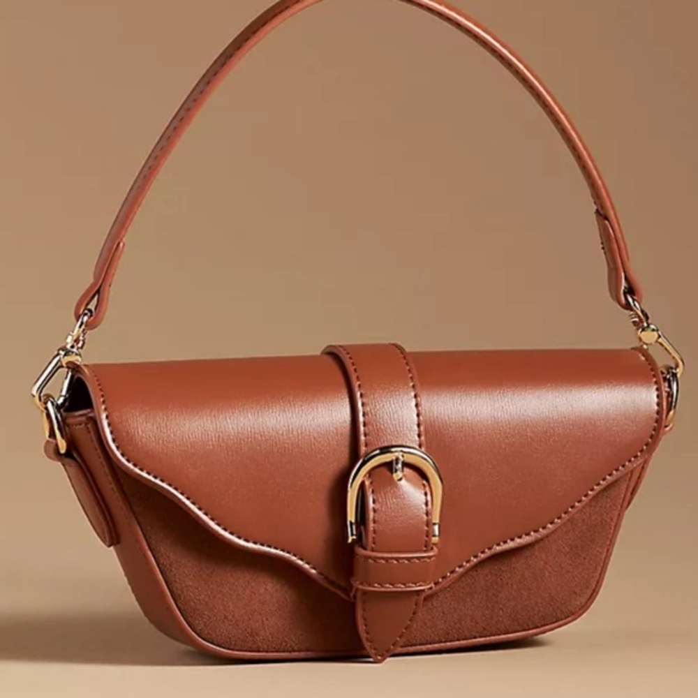 Anthropologie The Delilah Bag: Suede Buckle Edition